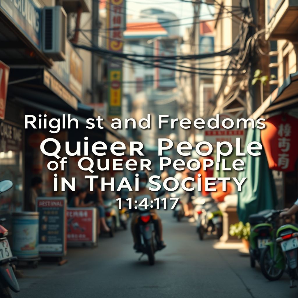 สิทธิและเสรีภาพของคนเควียร์ในสังคมไทย